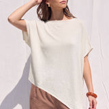 Asymmetry Knit Top