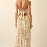 European Halter Dress