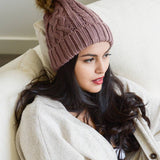 Just Peachy Knit Beanie