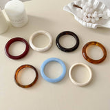 Resin Stackable Bangle Bracelet