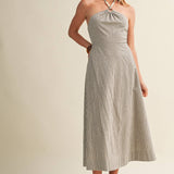 A Good Time Halter Dress
