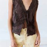Delicately Defined Tie Top