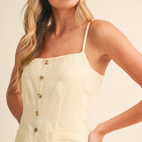 Sunny Day Linen Romper