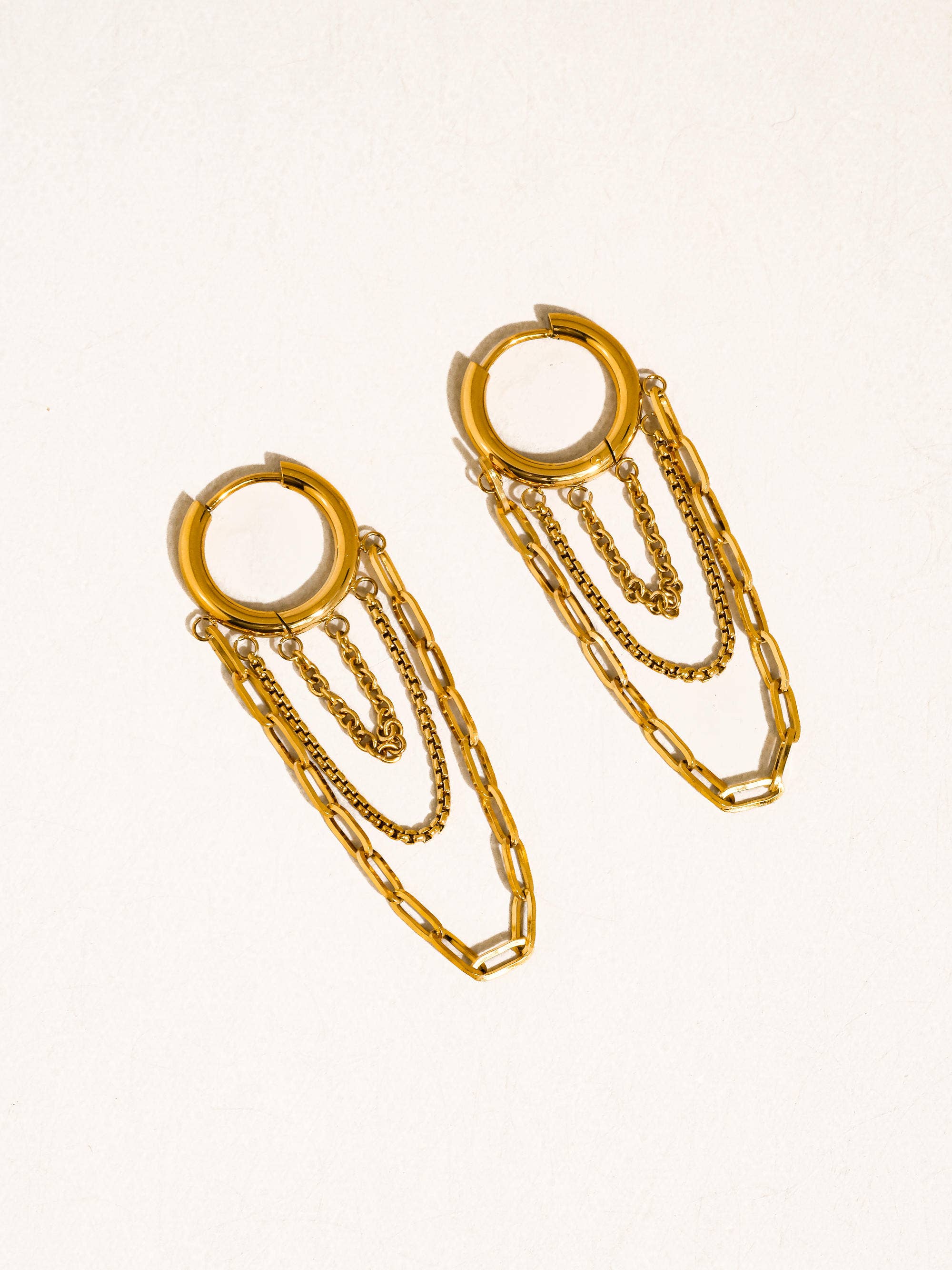 Vianne Multi Chain Drop Earrings
