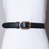 Oval Buckle Belt