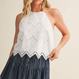 Subtle Breeze Halter Tank
