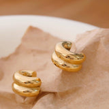 Emma Double C-Hoop Earring