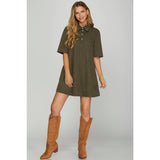 Olive Muse Dress