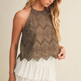 Subtle Breeze Halter Tank