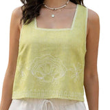 Seaside Linen Blend Tank