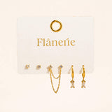 Roussa Chain Earring Set