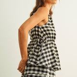 Go For It Gingham Top