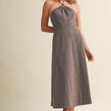 A Good Time Halter Dress
