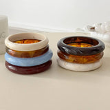 Resin Stackable Bangle Bracelet