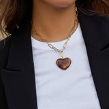 Rouelle Heart Chain Necklace