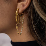 Vianne Multi Chain Drop Earrings