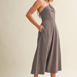 A Good Time Halter Dress