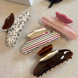 Splice Color Block Acetate Hair Claw MK2PPM6W6HCP579