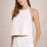 Effortlessly Cool Halter Top
